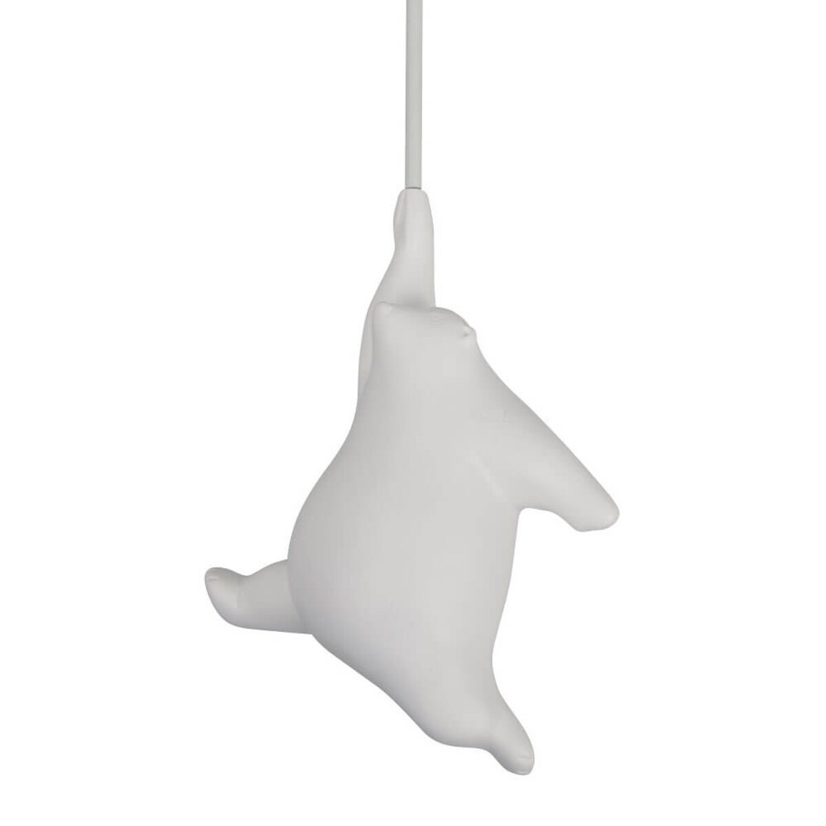 Przysufitowa lampa kula Balu CL0110-S Yaskr miś dla dziecka biały