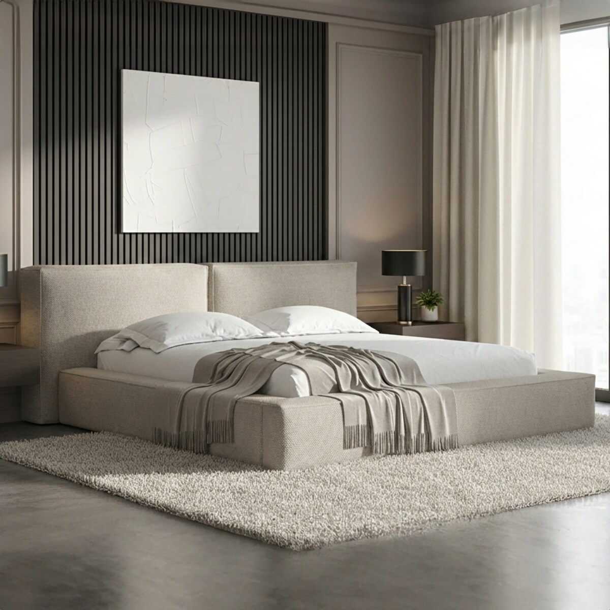 Łóżko Tapicerowane Noble 140X200 Stelaż Pojemnik Na Pościel Wind 11