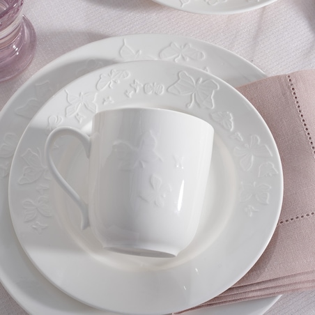 VILLA ITALIA Zestaw kubków porcelanowych 300 ml 6 sztuk VANESSA