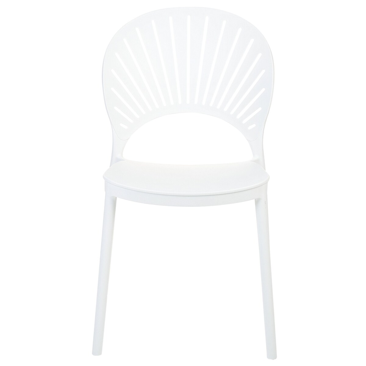 Zestaw 4 krzeseł do jadalni biały OSTIA