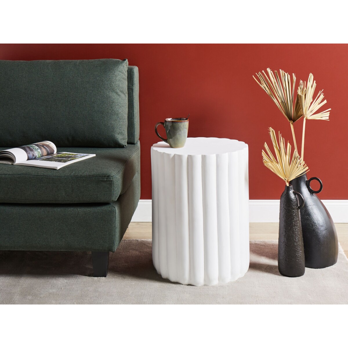 Stolik pomocniczy biały FASSA