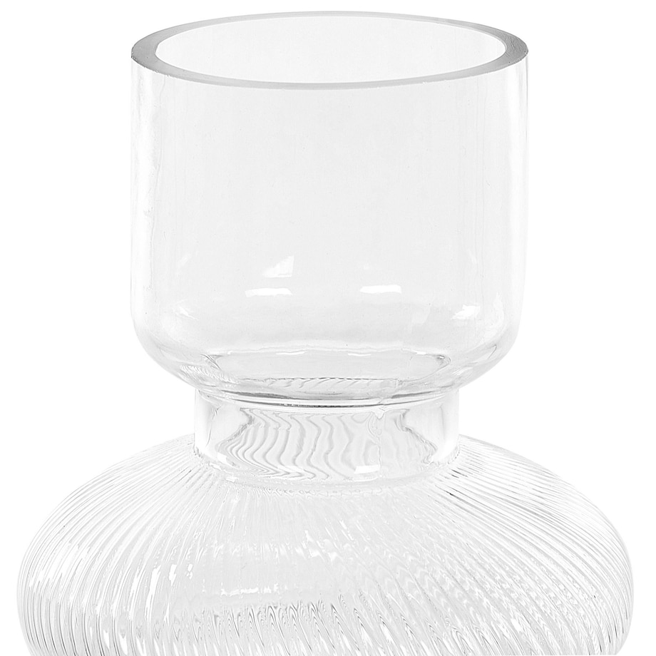 Wazon na kwiaty RODIA Szkło 24 cm Przezroczysty