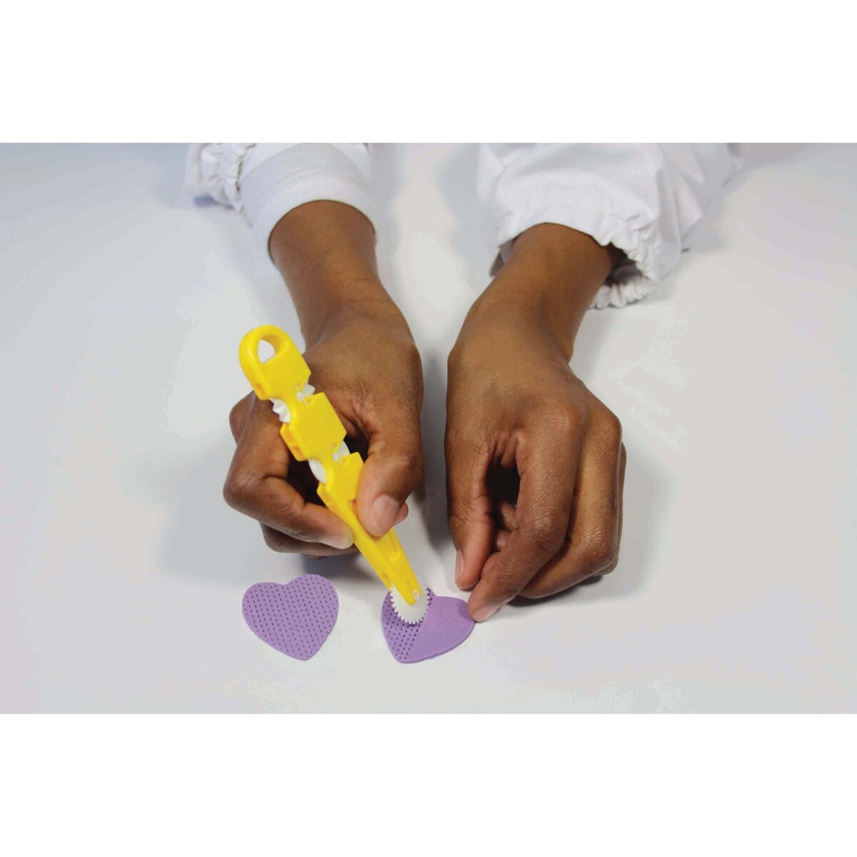 PME Narzędzie dekoratorskie radełko (3 końcówki) 13 cm żółty