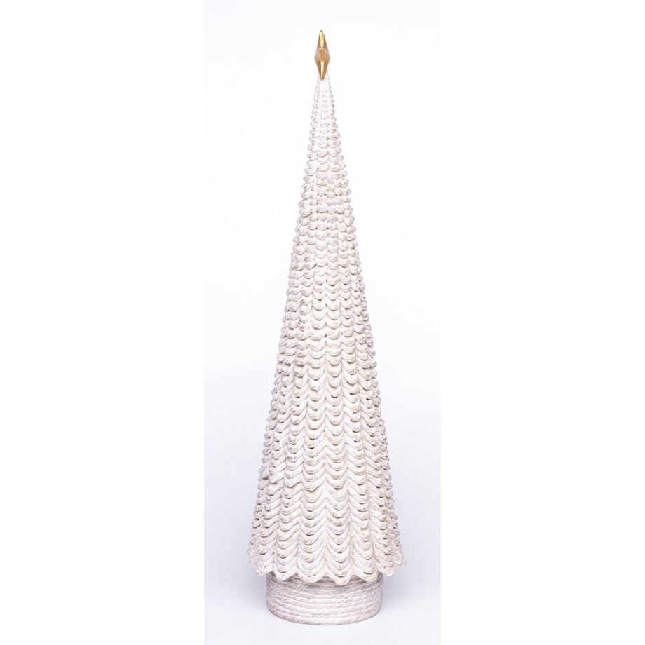 Choinka 35x10x10 cm biała LEDDE