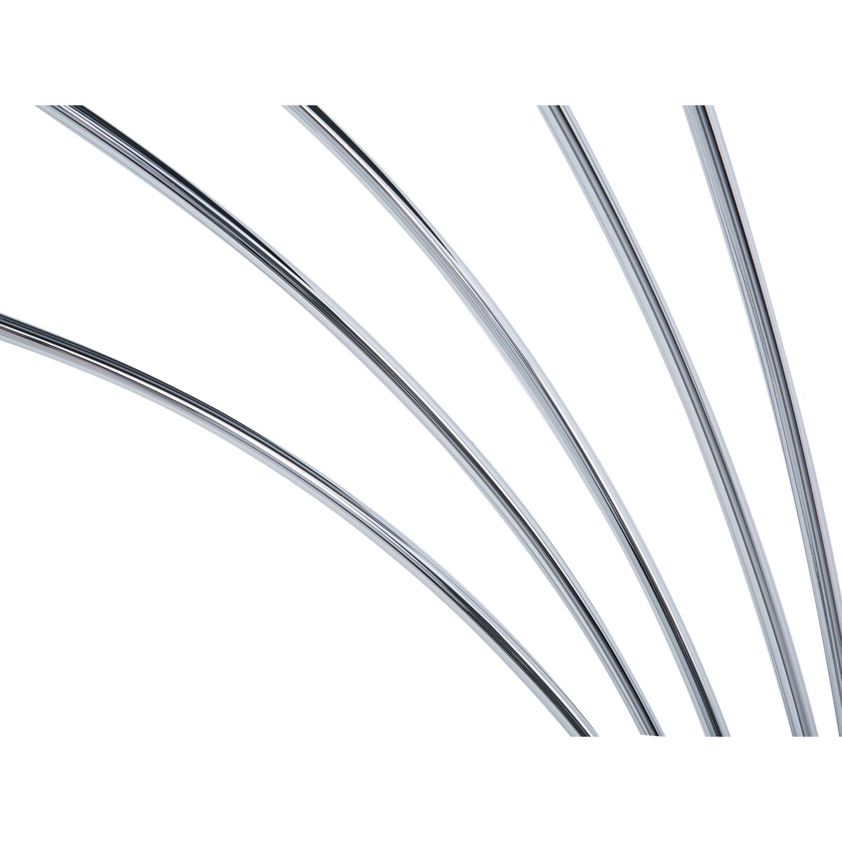 Lampa podłogowa regulowana metalowa srebrna FLINDERS