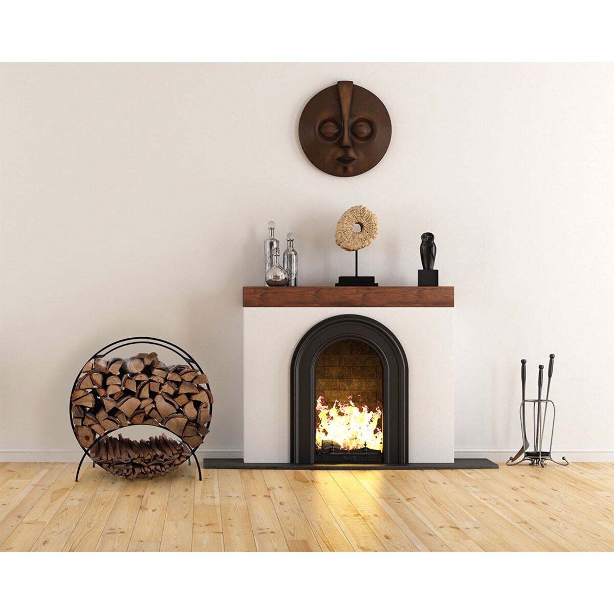 Stojak na drewno KS-21 z serii KAJA HOME