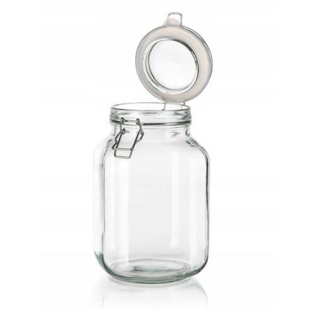 Słoik hermetyczny zamykany na klips 2 l na żywność weki ogórki jedzenie