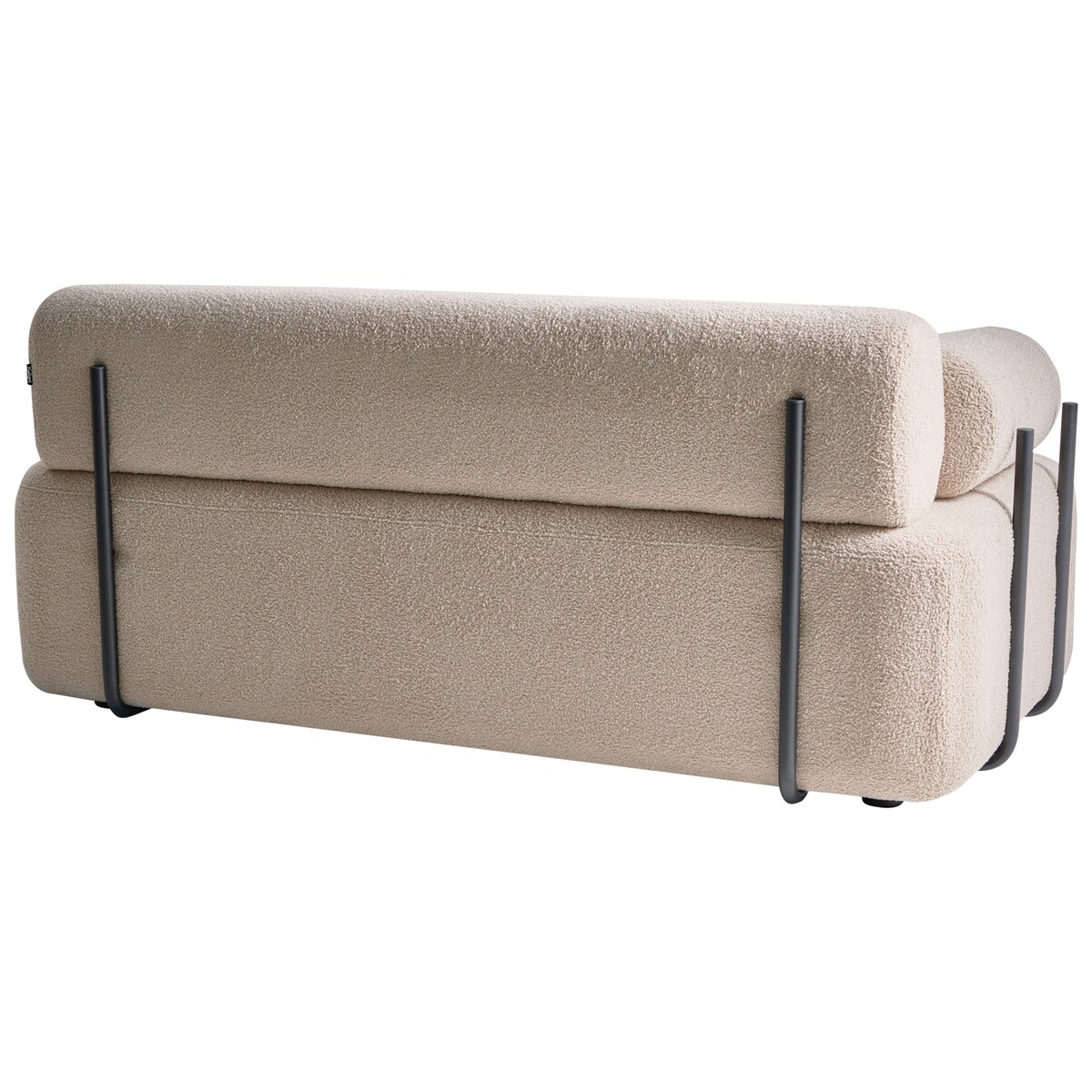 Sofa dla 2 osób ELVA Boucle Beżowy