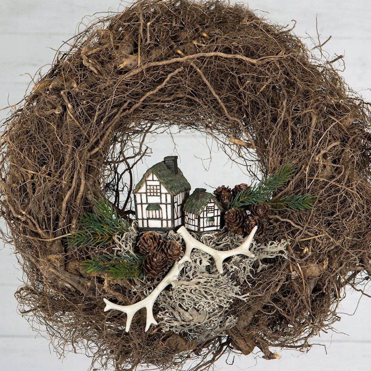 DEKORACJA OZDOBA DO DONICZKI KWIATÓW ROŚLIN DOM DOMEK LOFT BOHO 8cm
