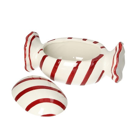 Pojemnik Swirly red, 21x11x10 cm