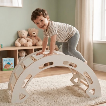 Bujak dla dzieci z poduchą bujaczek duży 91 cm VERK.design