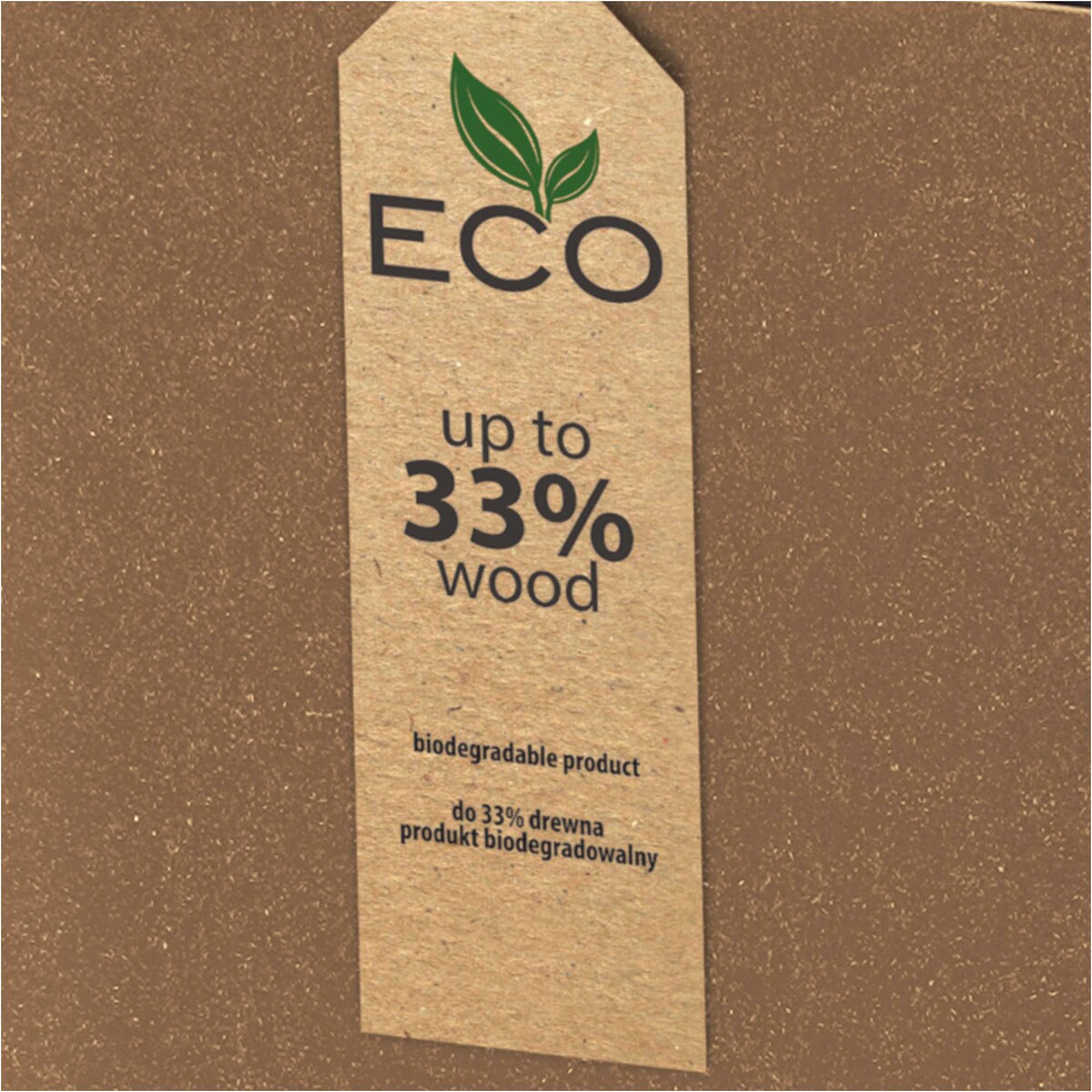 Donica Doniczka Ogrodowa 24 Cm Na Taras Do Ogrodu Domu Eco Wood Brązowa