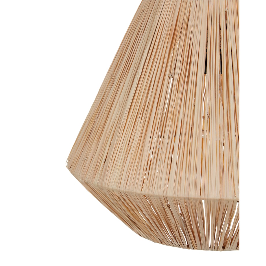 Lampa wisząca ze słomy naturalna DAMIT