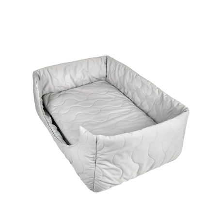 Legowisko prostokątne dla psa szare