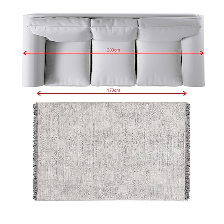 Dywan Tweed grey 120x170cm, 120 x 170 cm