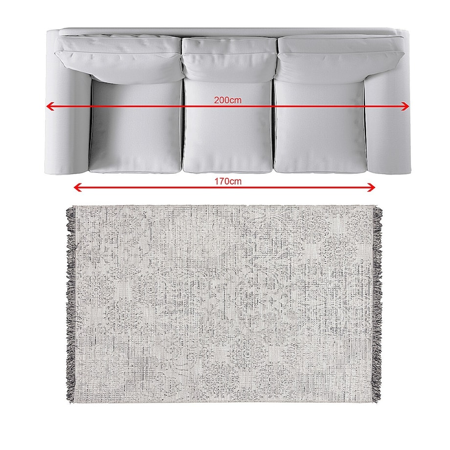 Dywan Tweed grey 120x170cm, 120 x 170 cm