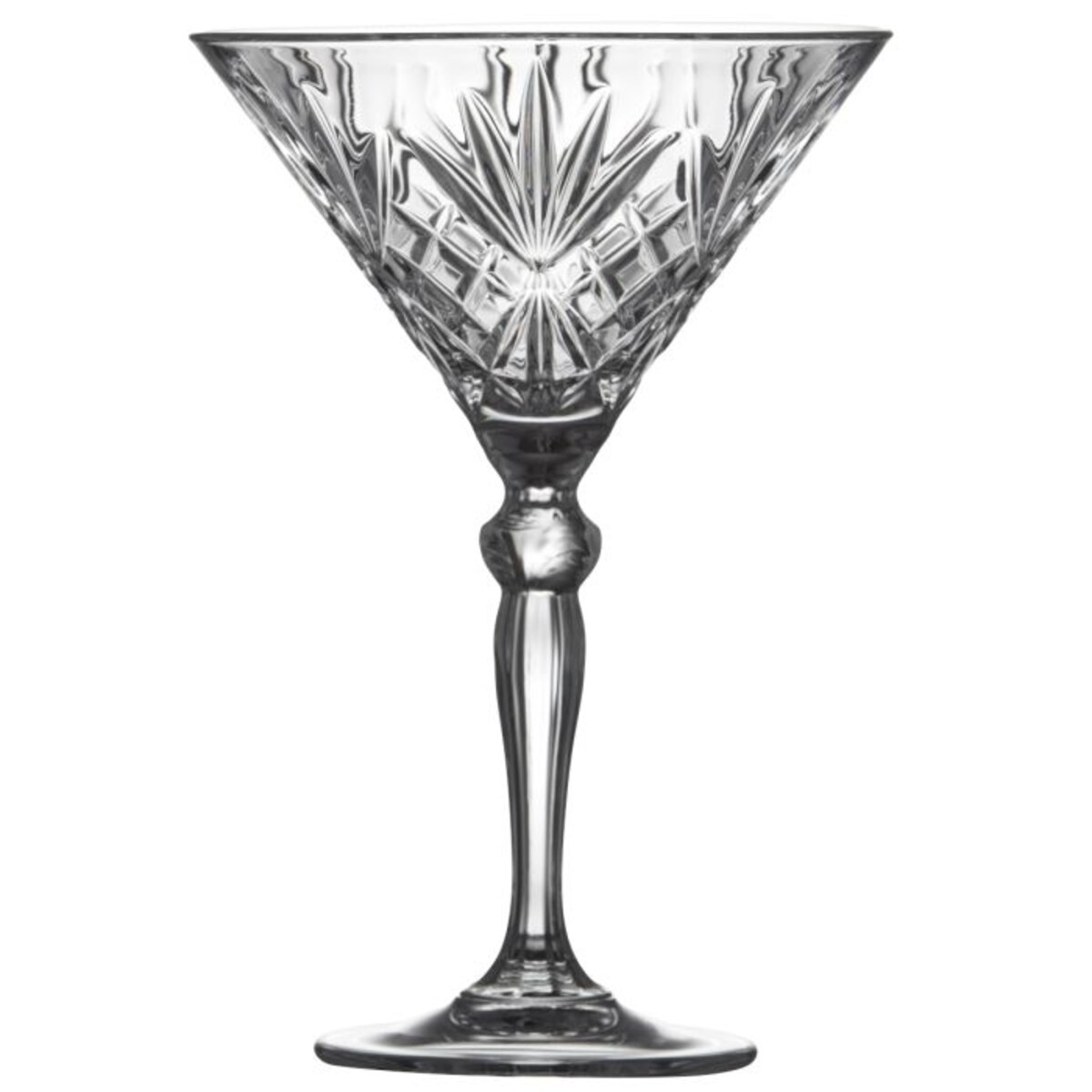 Kieliszki do martini ze szkła kryształowego Melodia 210 ml 4 sztuki 33657