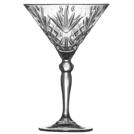 Kieliszki do martini ze szkła kryształowego Melodia 210 ml 4 sztuki 33657