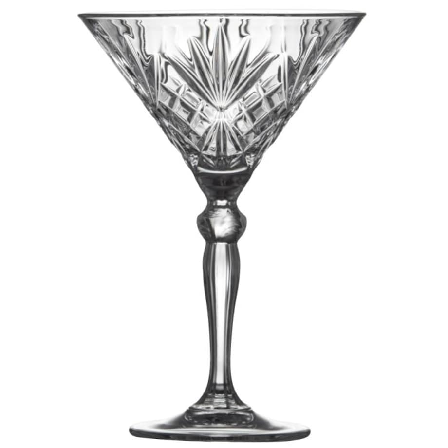Kieliszki do martini ze szkła kryształowego Melodia 210 ml 4 sztuki 33657