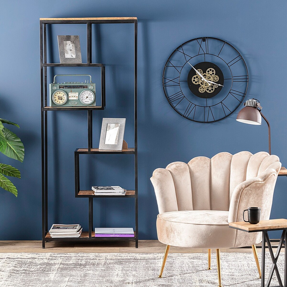 Regał Loft IV, 75 x 35 x 180 cm