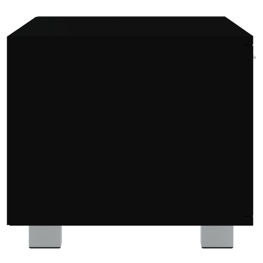 vidaXL Szafka pod TV, czarna, 120x40,5x35 cm, materiał drewnopochodny