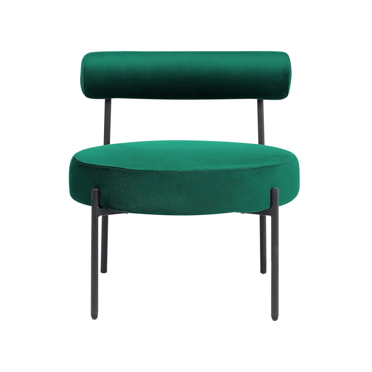 Fotel welurowy szmaragdowy ALPHA