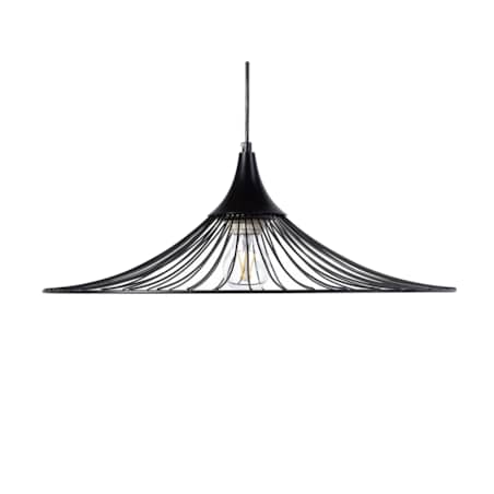 Lampa wisząca metalowa czarna MAZARO