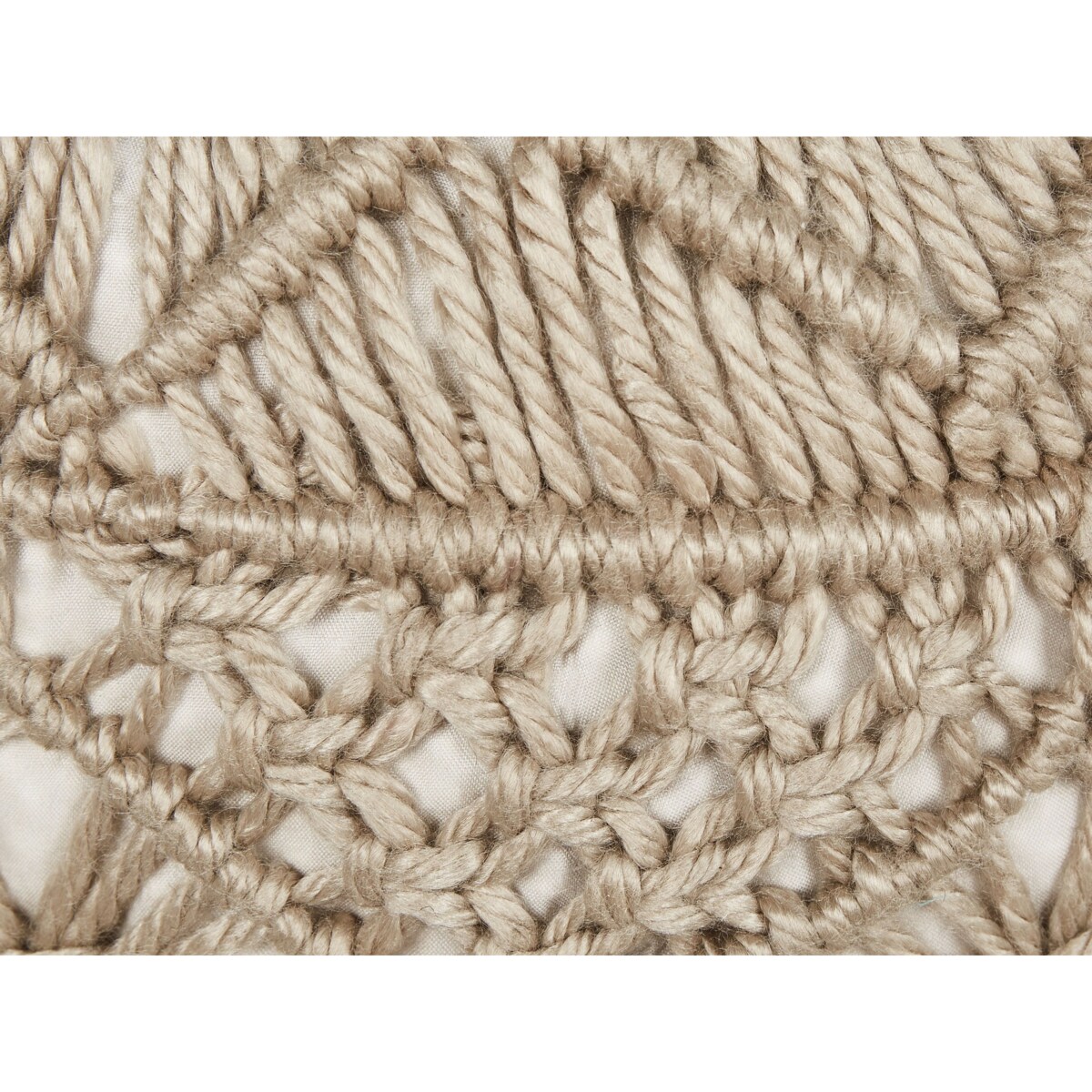 Puf AADHI Beżowy 50 cm 50 cm