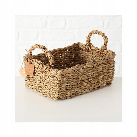 Kosz pleciony SOPHY z uchwytami L-36x28cm