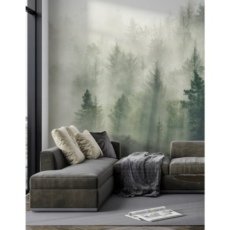 FOTOTAPETA 02-LAS_WE_MGLE DO SYPIALNI SALONU TAPETA ŚCIENNA 200x140