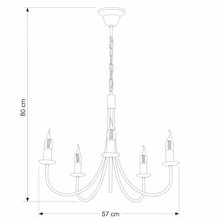 czarna lampa wisząca sufitowa 5 punktowa edylit loft do kuchni