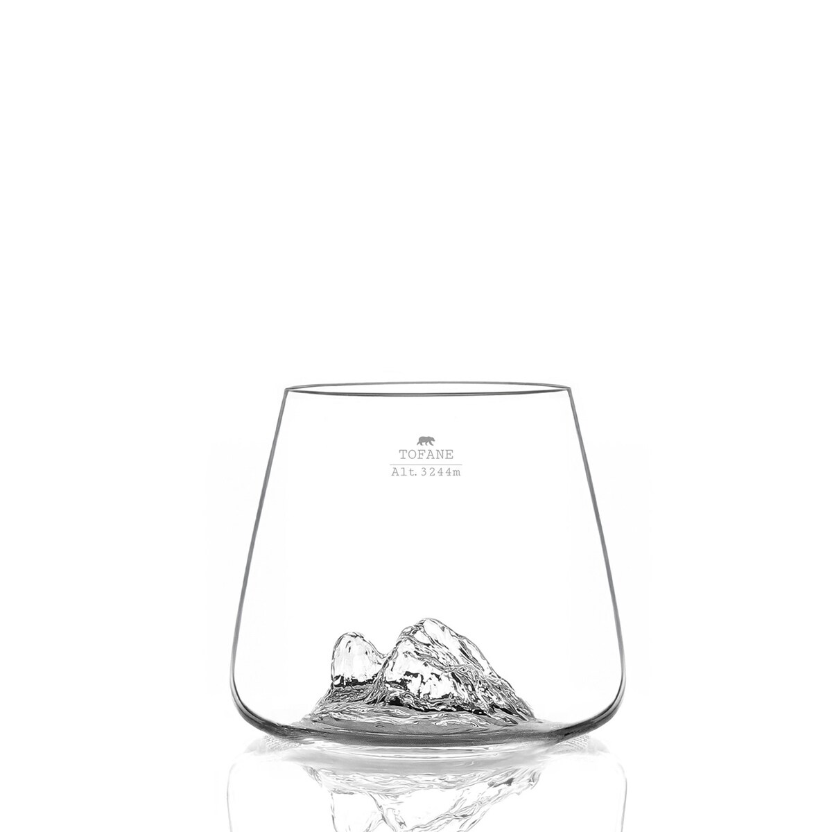 Zestaw 2 szklanek do whisky - Topographic - Tofane & Marmolada