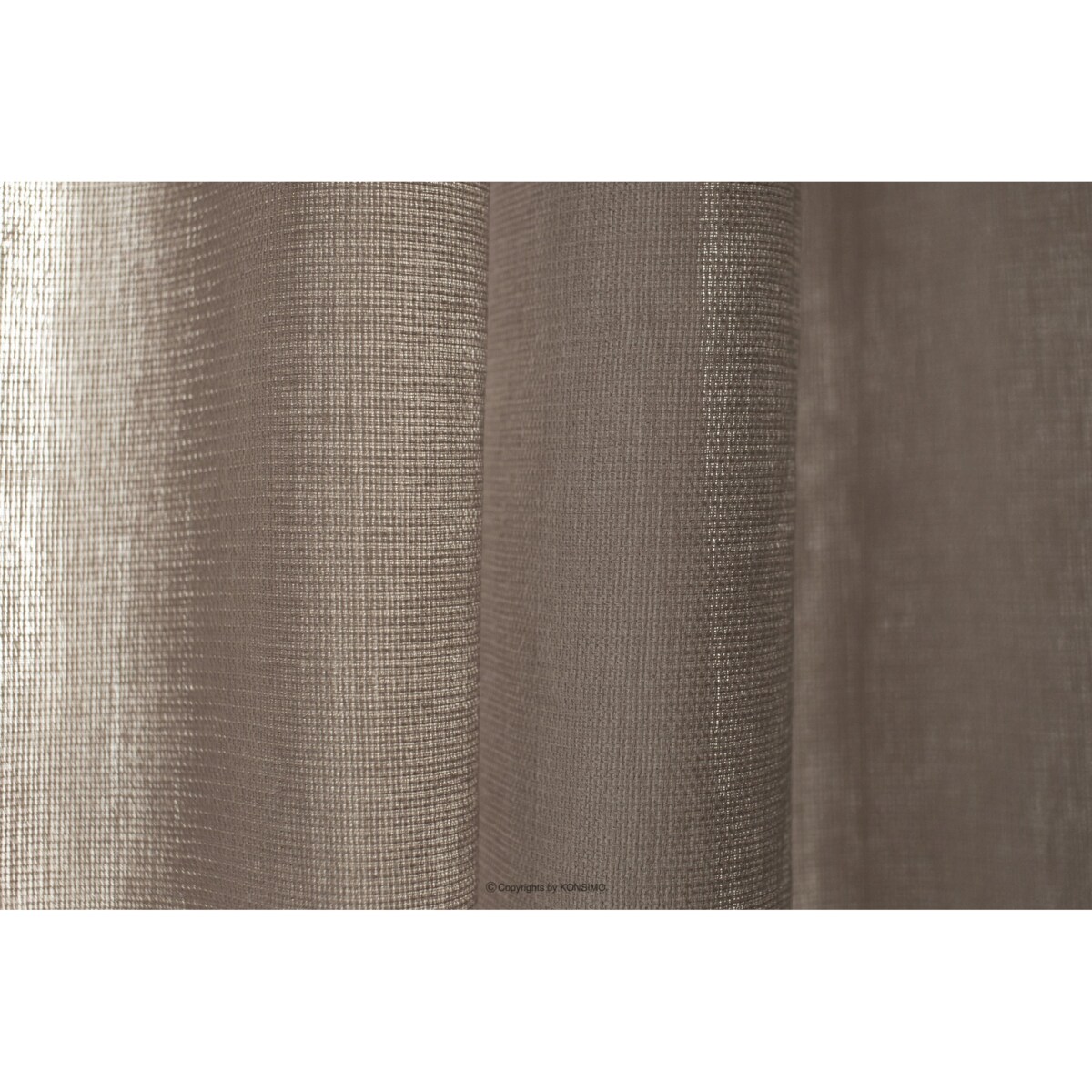 Konsimo LUTES Zasłona, beżowy