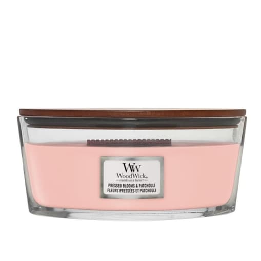 WoodWick świeca Elipsa PRESSED BLOOMS & PATCHOULI