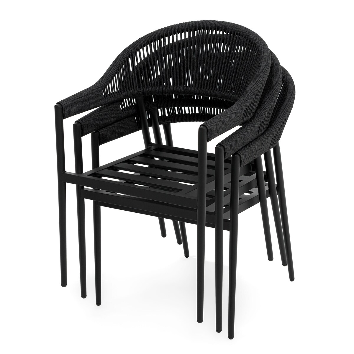 Zestaw mebli ogrodowych aluminiowe nowoczesne BELIZE LUX biało beżowe