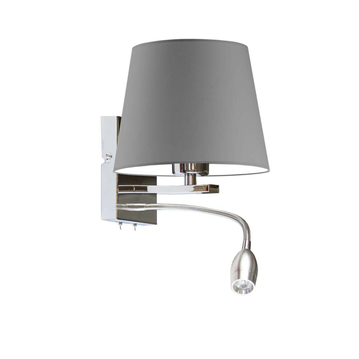 Kinkiet LED lampa ścienna lampa na ścianę z abażurem stożek MOTO