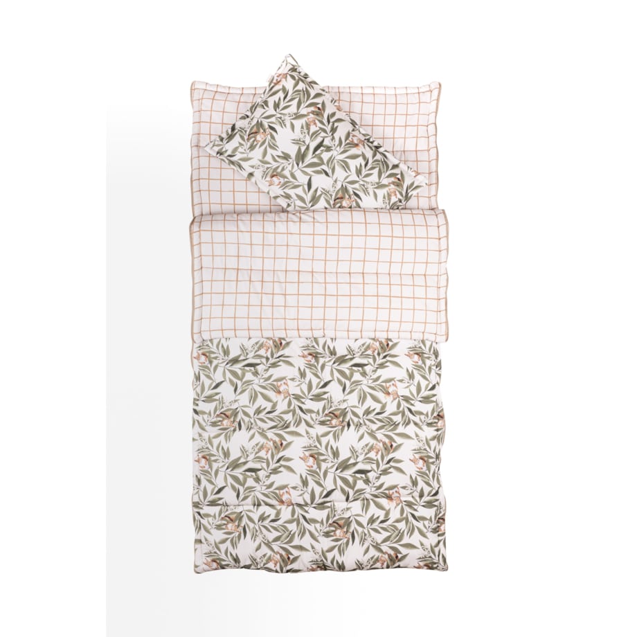 Śpiwór z poduszką woodland