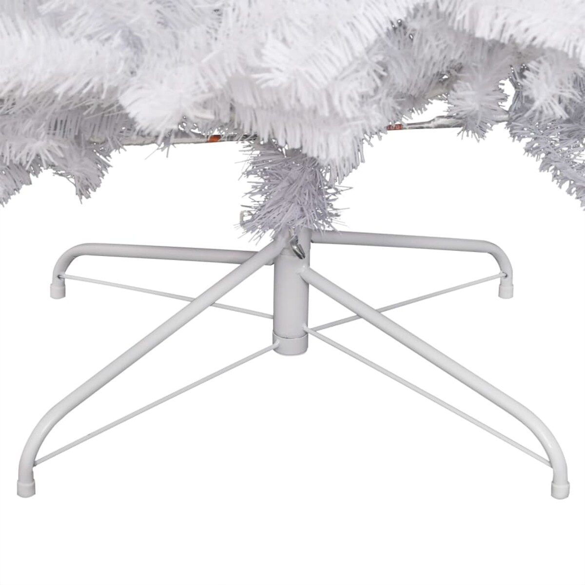 vidaXL Sztuczna choinka zawiasowa, ośnieżona, 120 cm