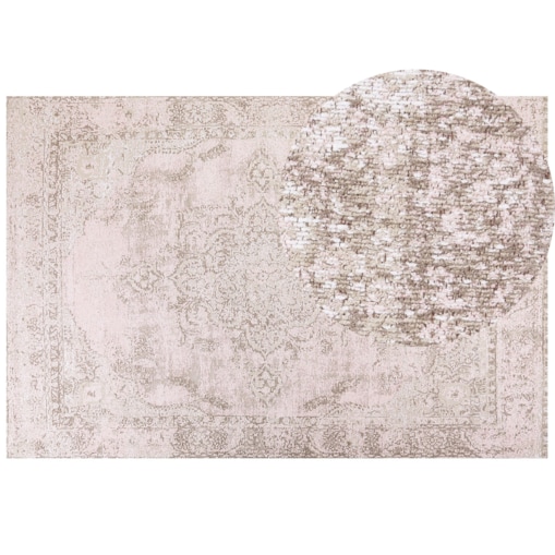 Dywan bawełniany 200 x 300 cm różowy MATARIM