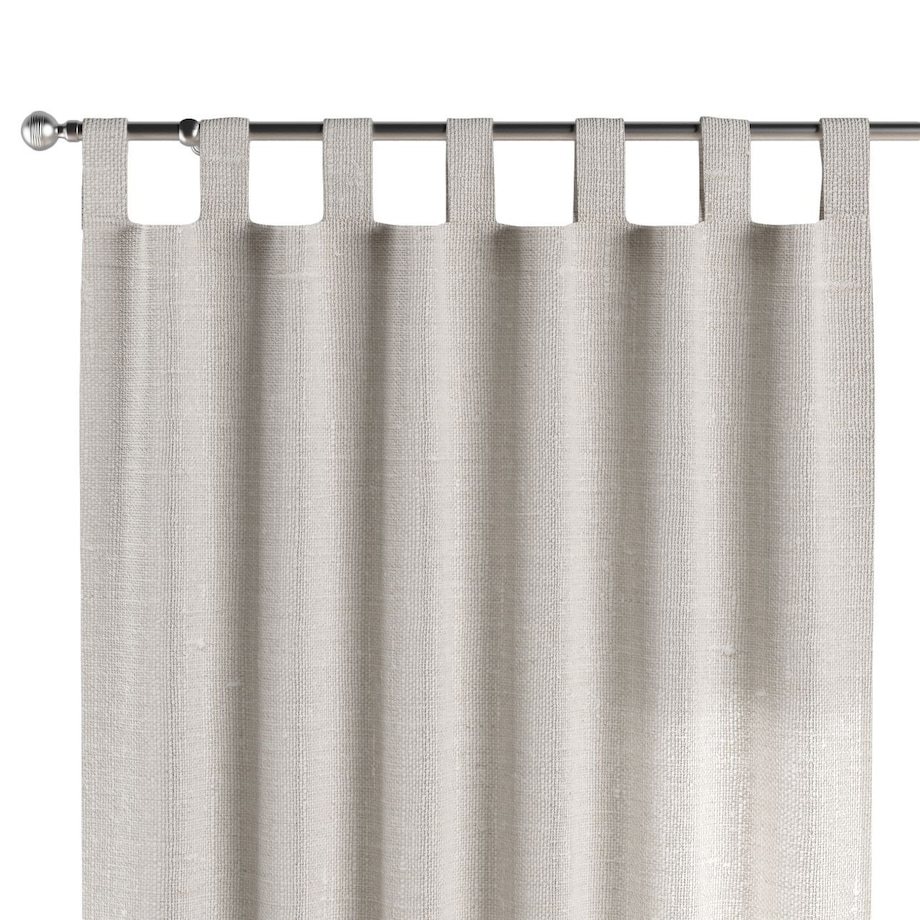 Zasłona na szelkach 1 szt. 130x245 śmietankowy biały