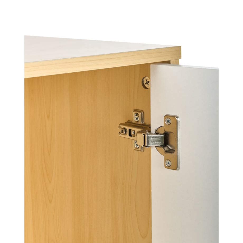 Szafka biurowa ZEHNA Jasny brąz/ biały