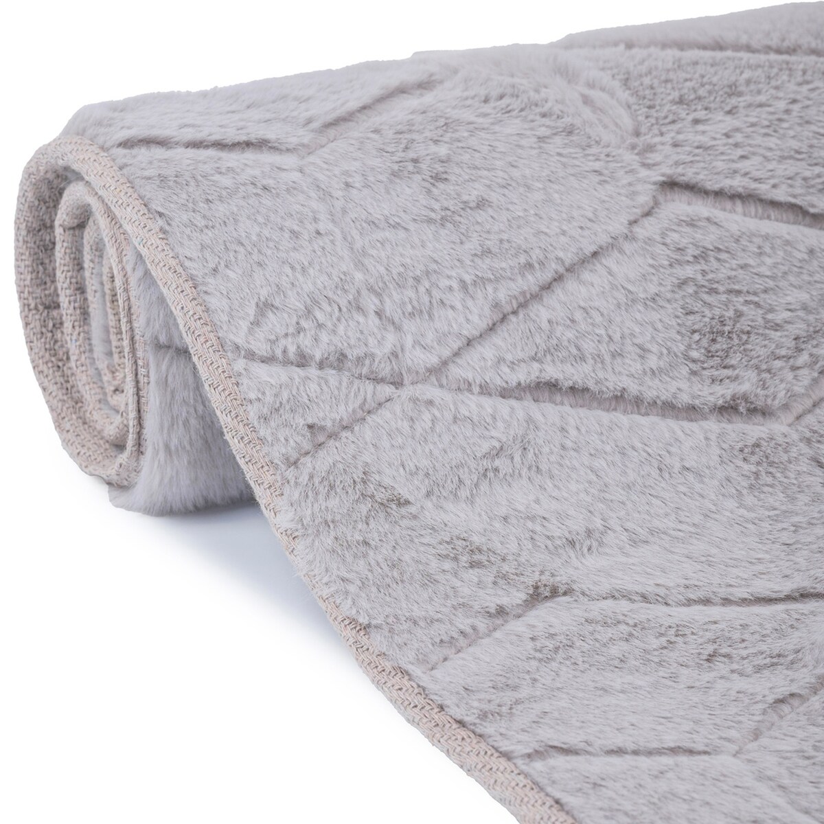 Dywan miękki Rabbit Prestige 120x160 cm e-floor OEKO-TEX szary