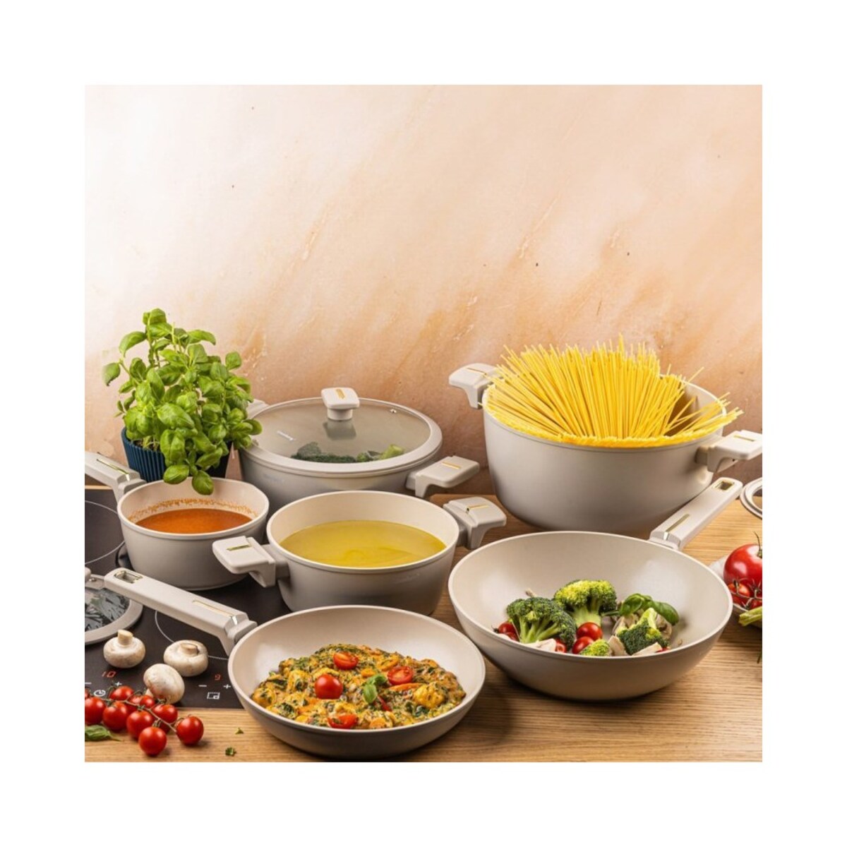 Klausberg zestaw 12 elementowy garnków 63914