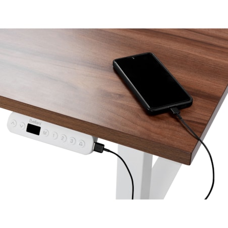 Biurko regulowane Elektryczny 120 x 72 cm Czarny DESTINES