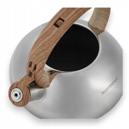 Czajnik Z Gwizdkiem Mały Tradycyjny Stal Nierdzewna 2L Na Indukcję Gaz