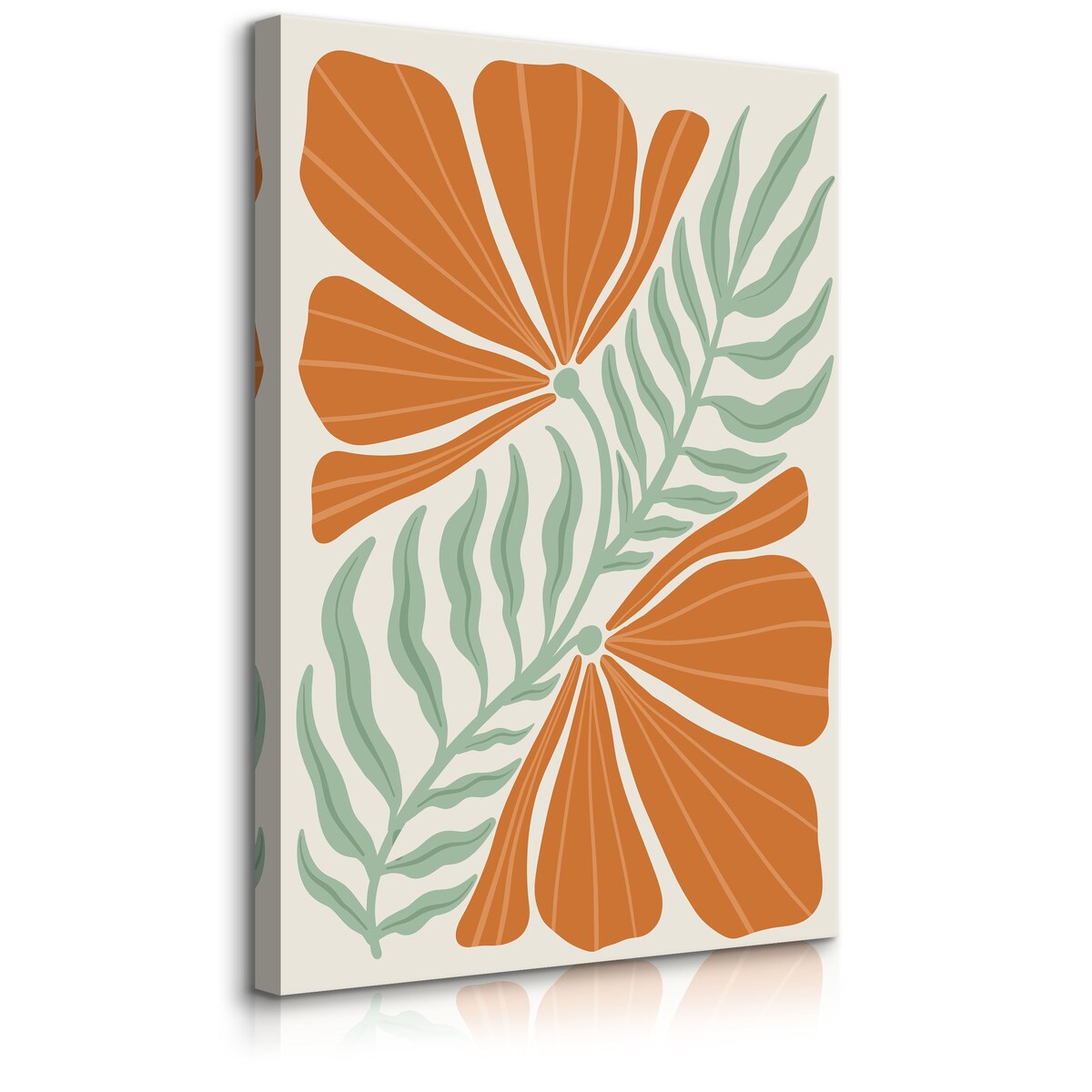 Obraz Balijski Pomarańczowy Kwiat 30x40cm