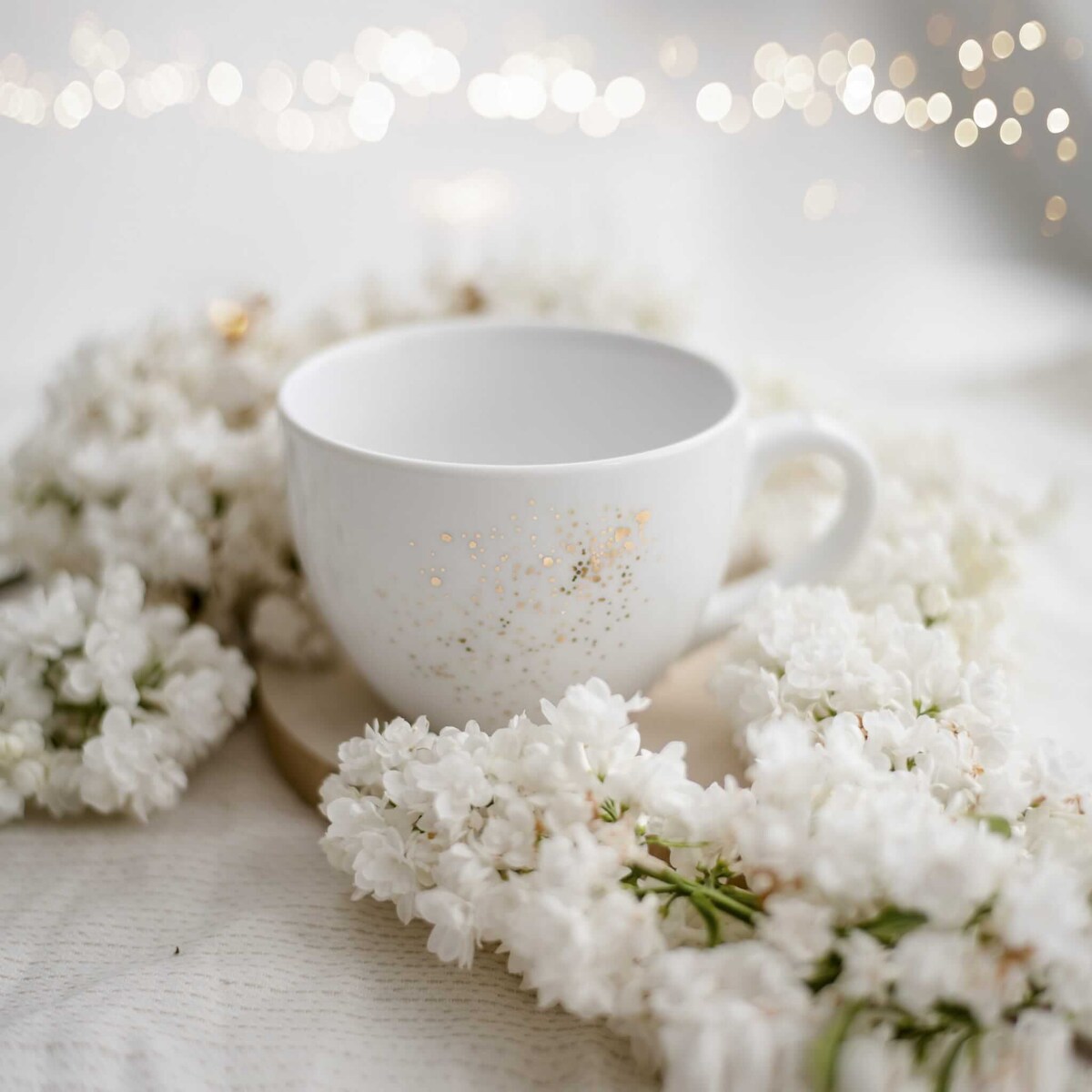 Kubek 500 ml - nakrapiany złotem