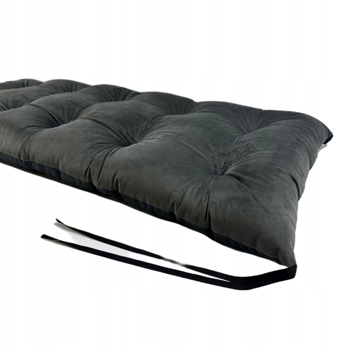 Drewniany Bujak Montessori dla Dziecka Mały + poduszka welurowa Grafit CE