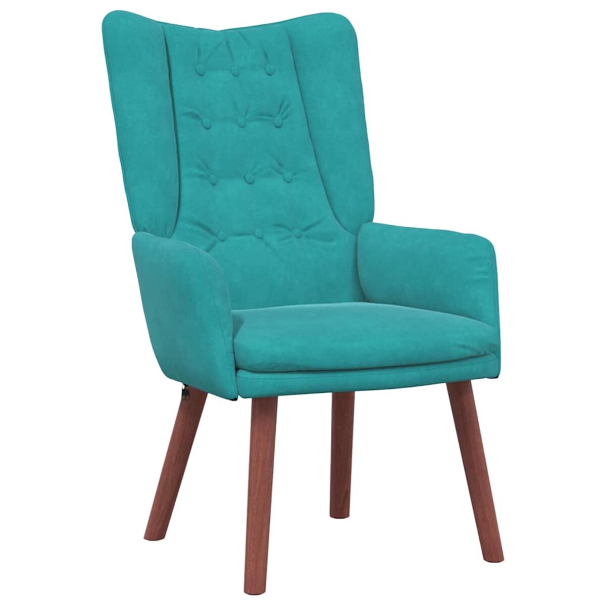 vidaXL Fotel relaksacyjny Turkusowy 63 x 67 x 94 cm Aksamit