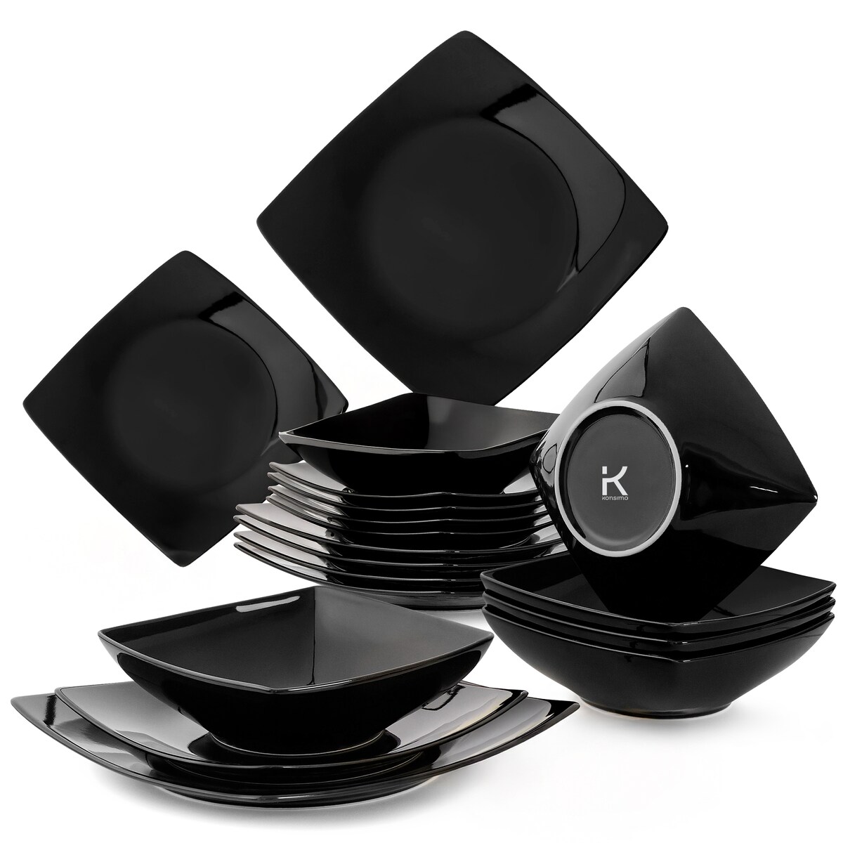 Konsimo EPIRI Zestaw obiadowy, 6 os. (18el)